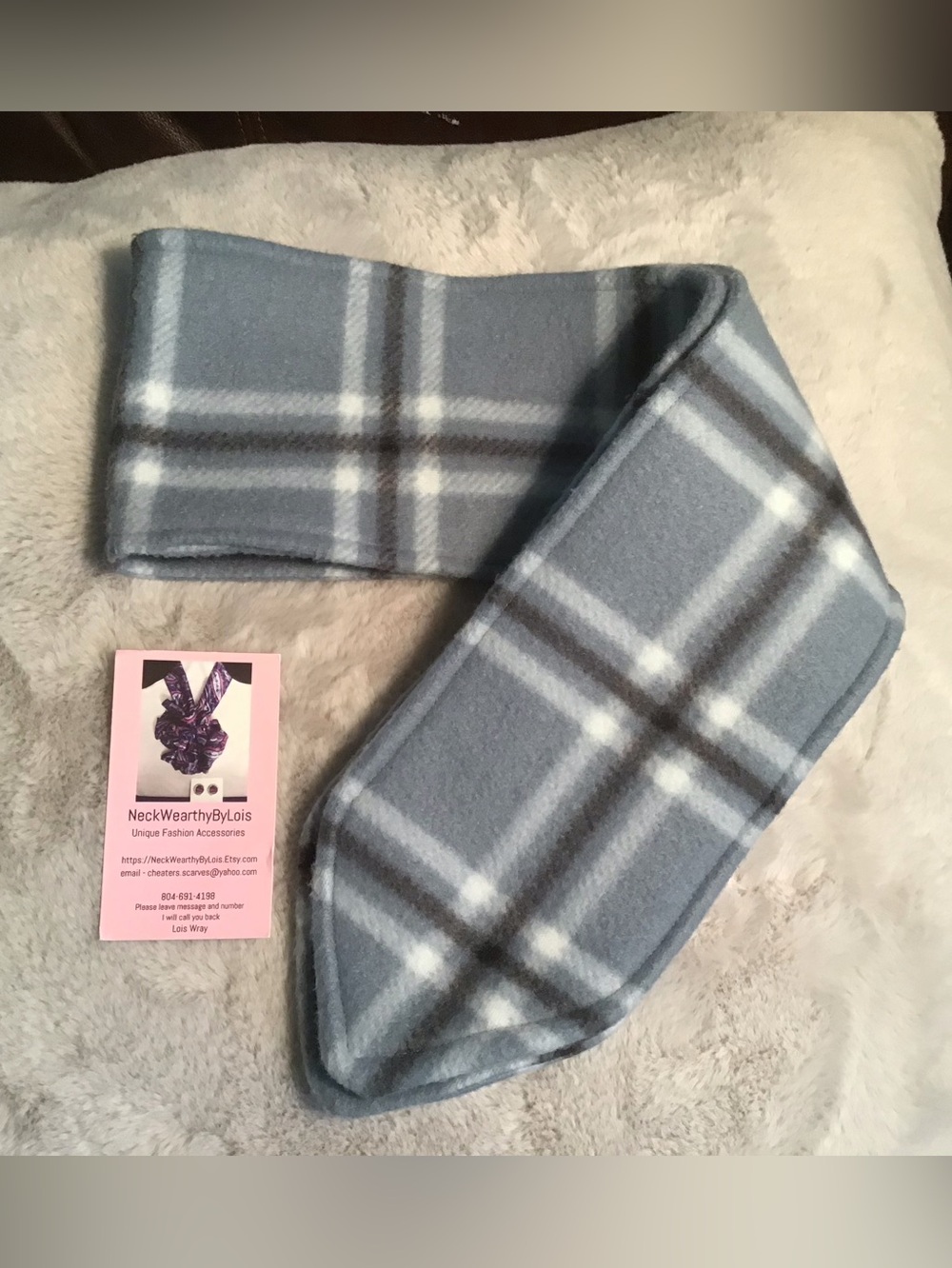 NWOT Etsy Neck Warmer Scarf w/ Tuck In Slit